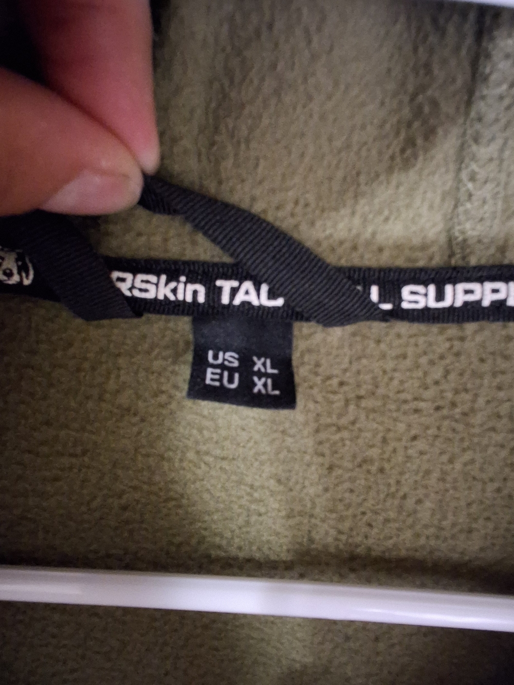 BÆRSkin Tactical Fleece Hoodie Men's XL Olive Green Full Zip Utility Jacket - Picture 4 of 14